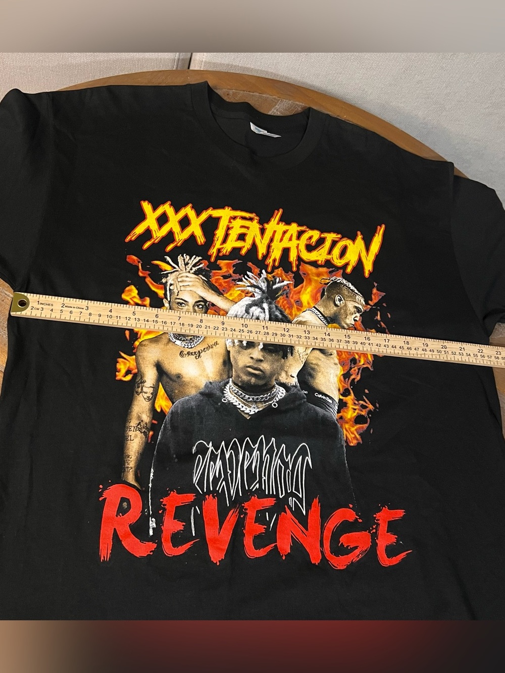 XXXTentacion Revenge Graphic Tee Black Rap Streetwear Shirt XL - Picture 5 of 6